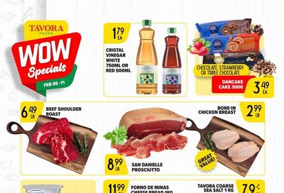 Tavora Foods Flyer February 5 to 11