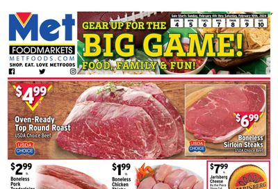 Met Foodmarkets Weekly Ad Flyer Specials February 4 to February 10, 2024
