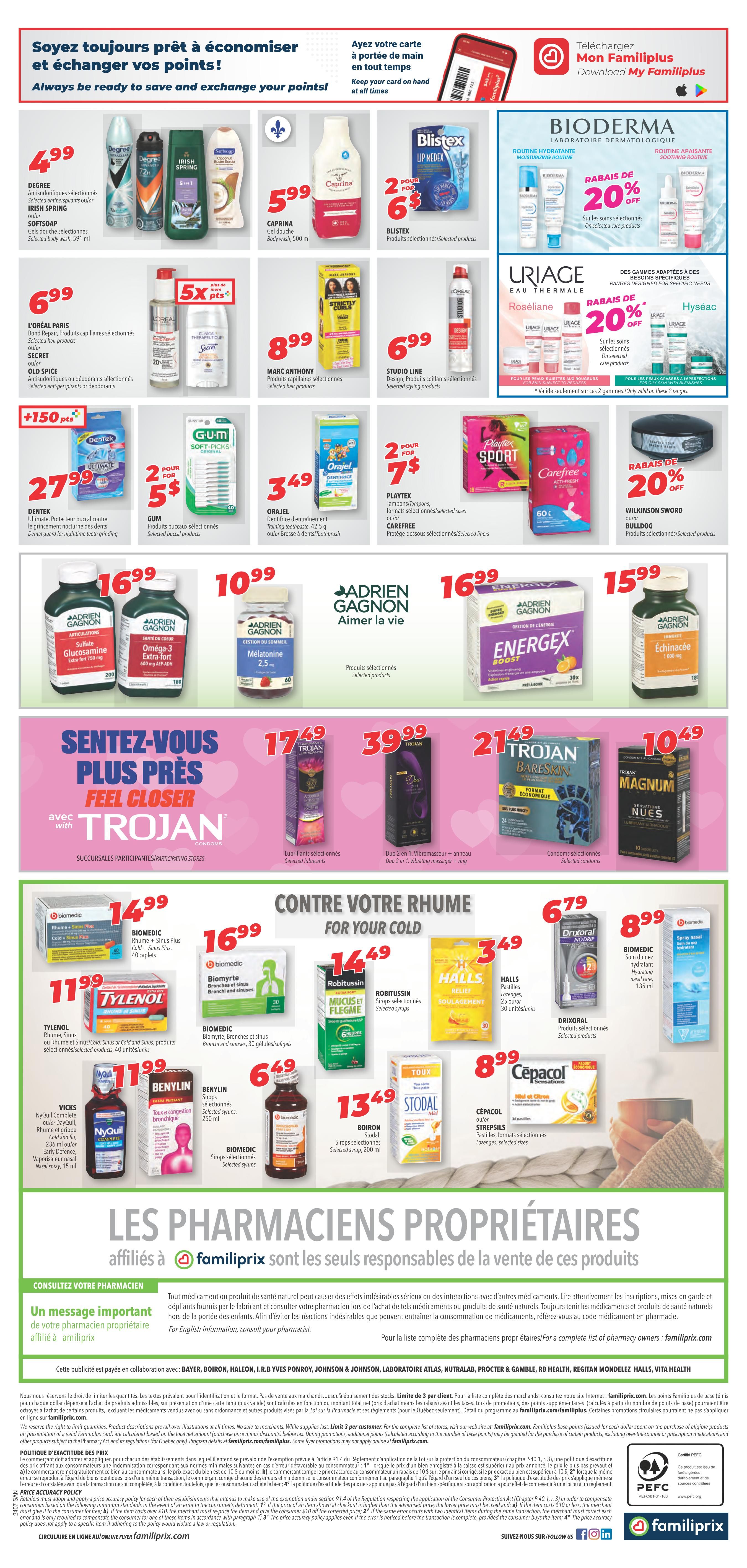 Familiprix Sante Flyer February 8 to 14
