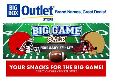 Big Box Outlet Store Flyer February 7 to 13