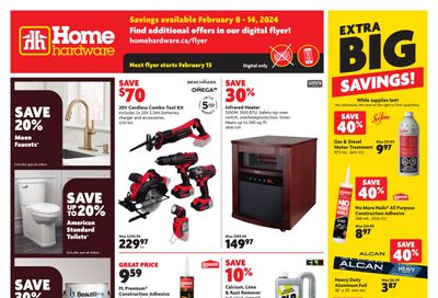Home Hardware (Atlantic) Flyer February 8 to 14