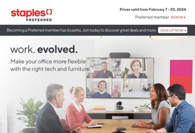 Staples Business Flyer February 7 to 20