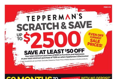 Tepperman's Flyer February 9 to 15