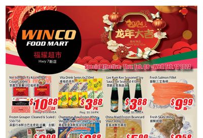 WinCo Food Mart (HWY 7) Flyer February 8 to 14