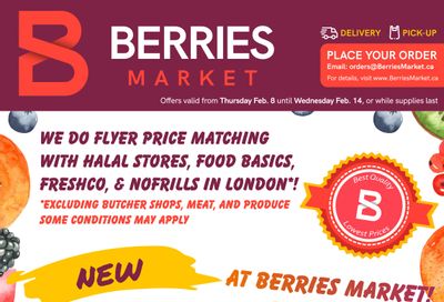 Berries Market Flyer February 8 to 14