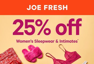 Joe Fresh Flyer February 8 to 14