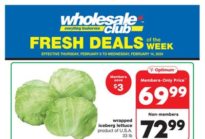 Wholesale Club (Atlantic) Fresh Deals of the Week Flyer February 8 to 14