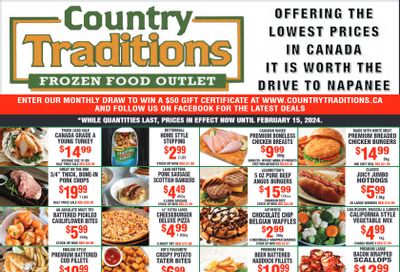 Country Traditions Flyer February 8 to 15