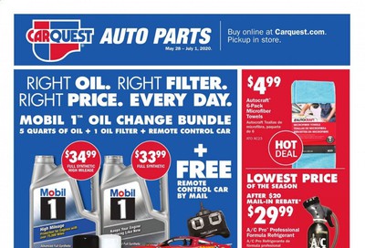 Car Quest Weekly Ad & Flyer May 28 to June 1