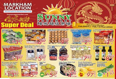 Sunny Foodmart (Markham) Flyer February 9 to 15