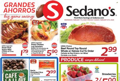 Sedano's (FL) Weekly Ad Flyer Specials February 7 to February 13, 2024