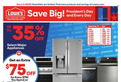 Lowe's Weekly Ad Flyer Specials February 8 to February 21, 2024