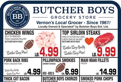Butcher Boys Grocery Store Flyer February 9 to 15
