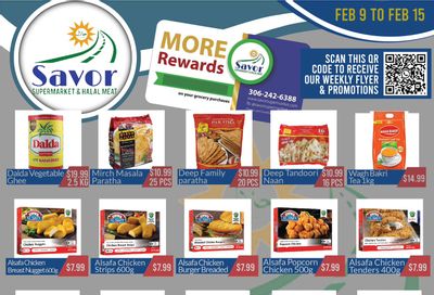 Savor Supermarket Flyer February 9 to 15
