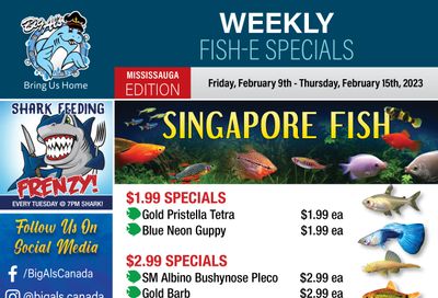 Big Al's (Mississauga) Weekly Specials February 9 to 15