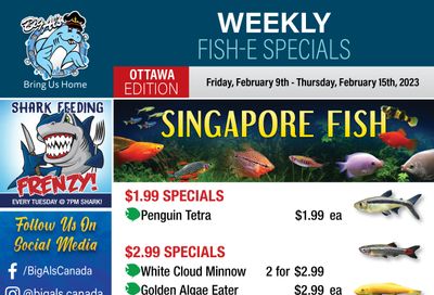 Big Al's (Ottawa East) Weekly Specials February 9 to 15