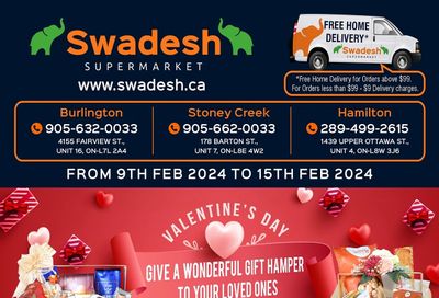 Swadesh Supermarket Flyer February 9 to 15