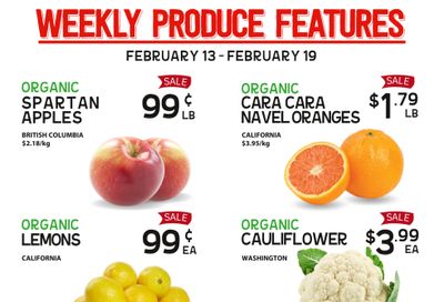 Pomme Natural Market Weekly Produce Flyer February 13 to 19