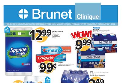 Brunet Clinique Flyer February 15 to 28