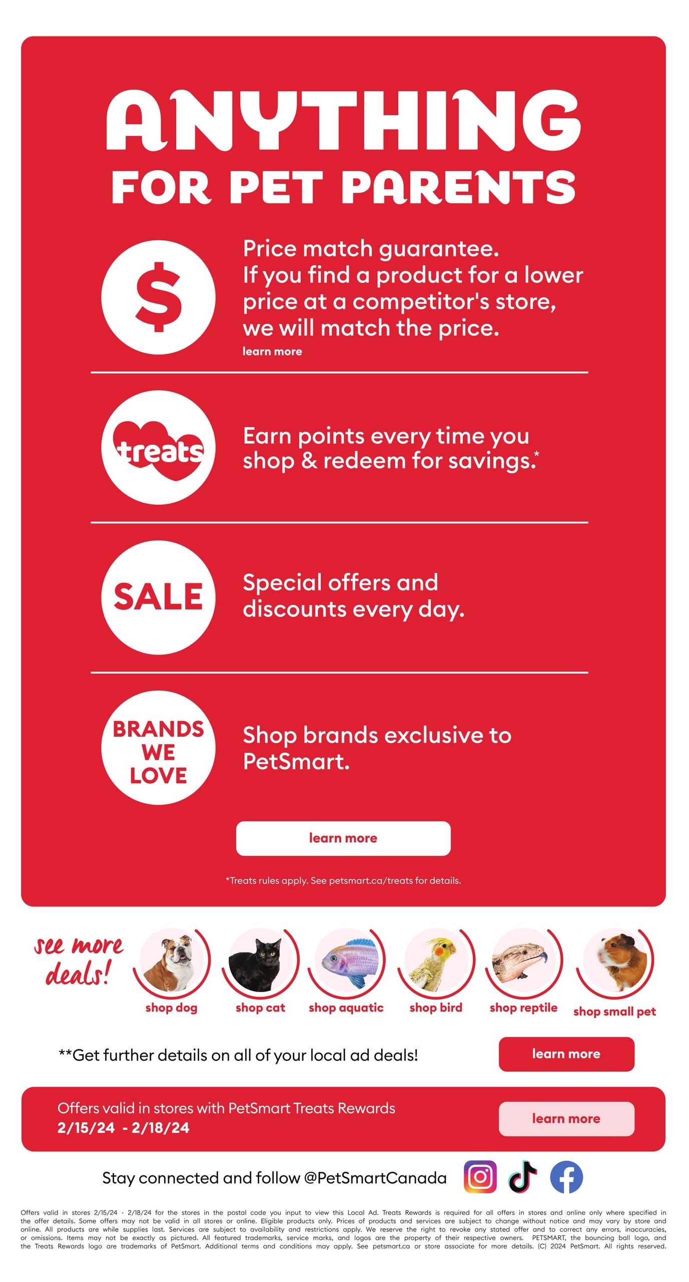 PetSmart Flyer February 15 to 18