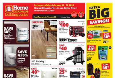 Home Hardware Building Centre (ON) Flyer February 15 to 21