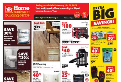 Home Hardware Building Centre (Atlantic) Flyer February 15 to 21