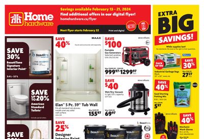 Home Hardware (Atlantic) Flyer February 15 to 21