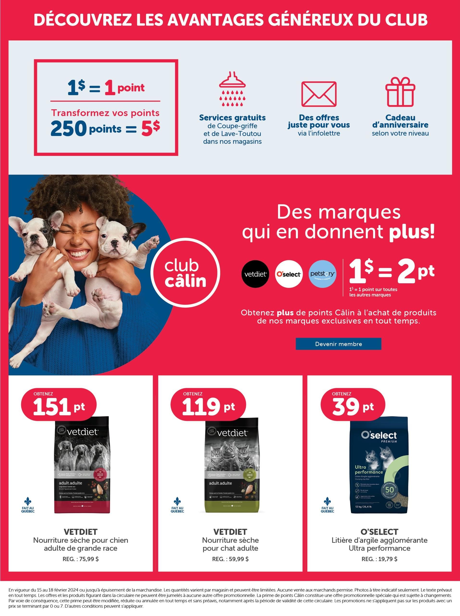 Mondou Flyer February 15 to 18