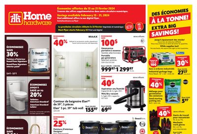 Home Hardware (QC) Flyer February 15 to 21