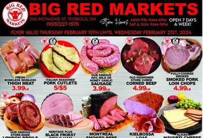 Big Red Markets Flyer February 15 to 21