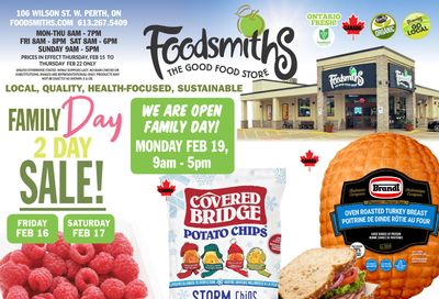 Foodsmiths Flyer February 15 to 22