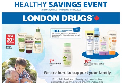London Drugs Healthy Savings Event Flyer May 29 to June 10