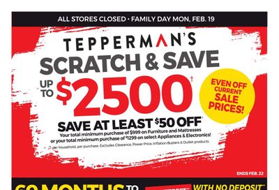 Tepperman's Flyer February 16 to 22