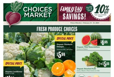 Choices Market Flyer February 15 to 21