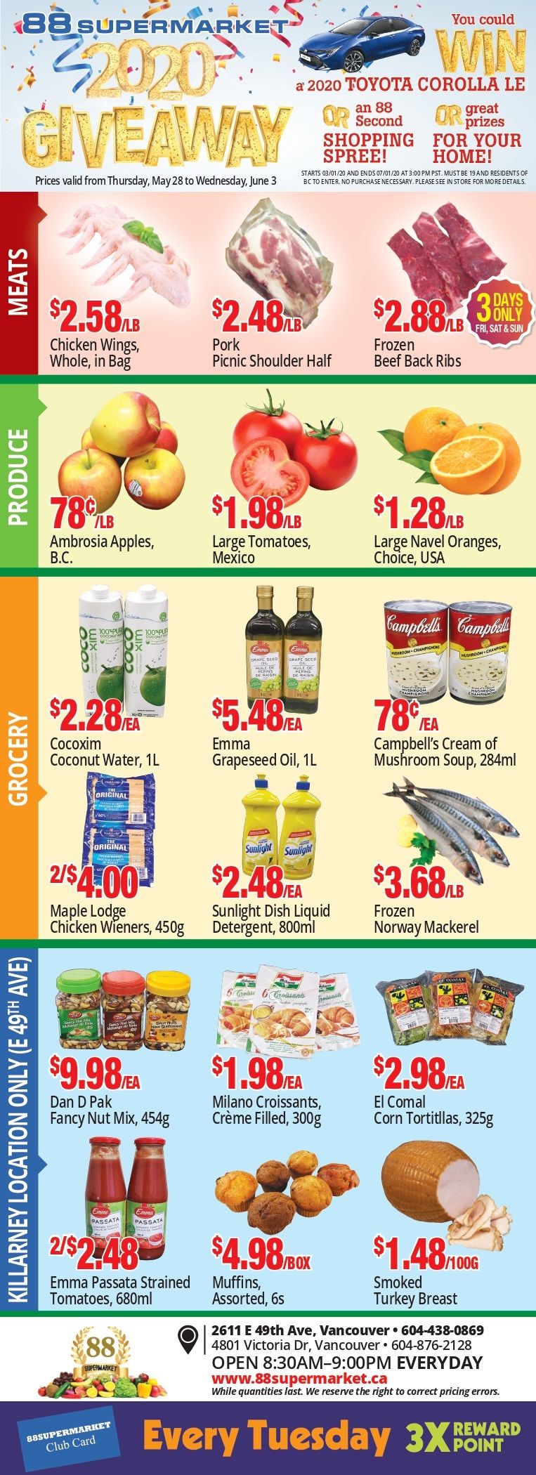 88 Supermarket Flyer May 28 to June 3