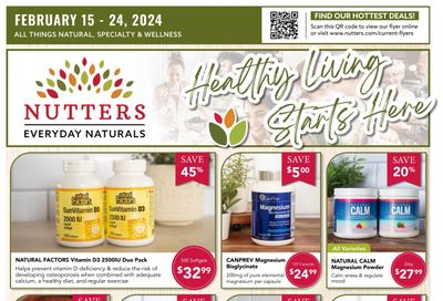 Nutters Everyday Naturals Flyer February 15 to 24