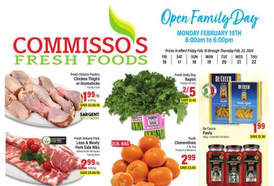 Commisso's Fresh Foods Flyer February 16 to 22