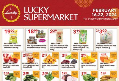 Lucky Supermarket (Calgary) Flyer February 16 to 22