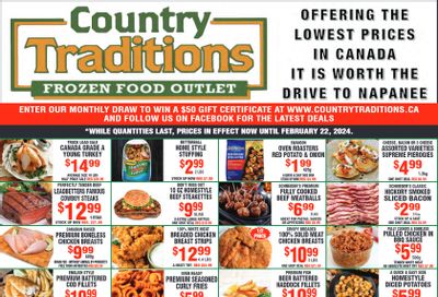 Country Traditions Flyer February 15 to 22