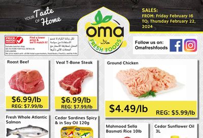 Oma Fresh Foods Flyer February 16 to 22