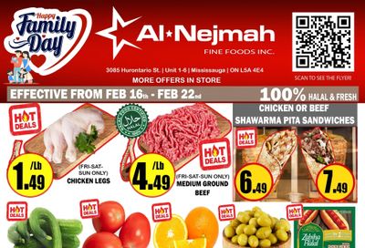 Alnejmah Fine Foods Inc. Flyer February 16 to 22