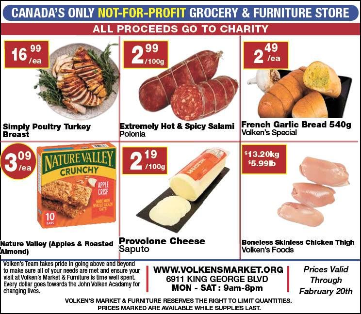 Volken's Market & Furniture Flyer February 14 to 20