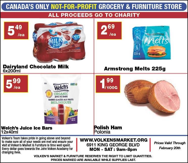 Volken's Market & Furniture Flyer February 14 to 20
