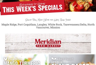 Meridian Farm Market Flyer May 28 to June 3