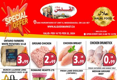 Al-Quds Supermarket Flyer February 16 to 22