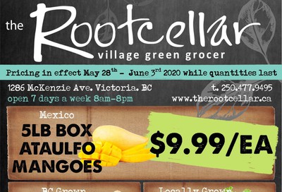 The Root Cellar Flyer May 28 to June 3