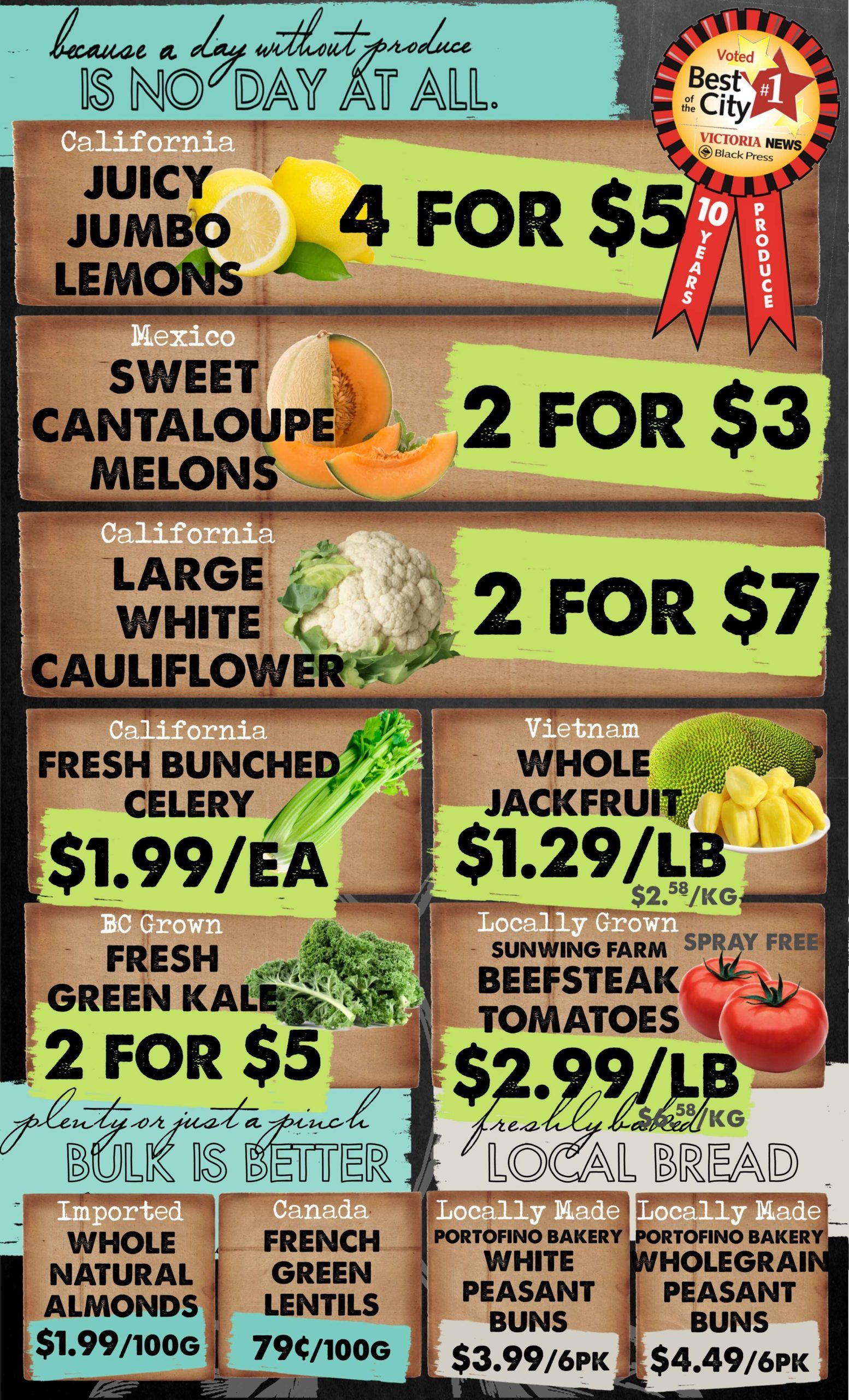 The Root Cellar Flyer May 28 to June 3