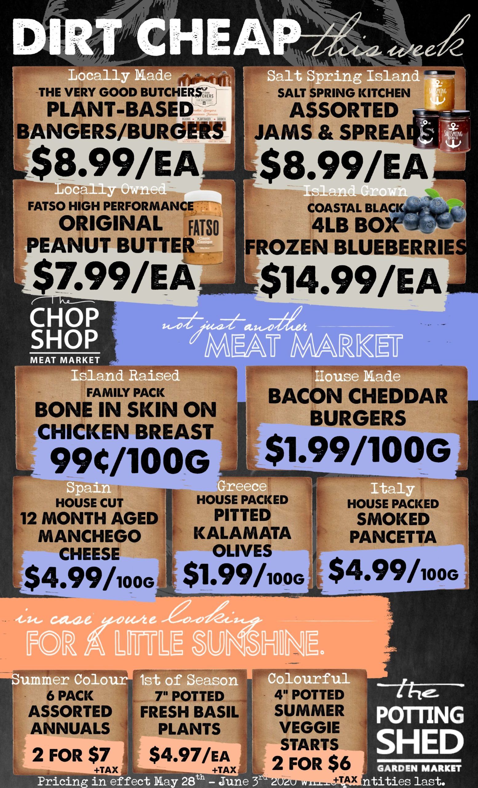 The Root Cellar Flyer May 28 to June 3