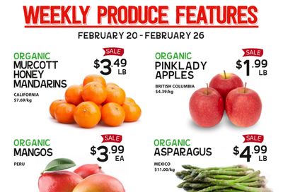 Pomme Natural Market Weekly Produce Flyer February 20 to 26