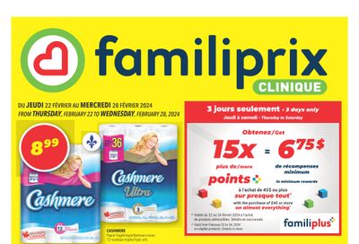 Familiprix Clinique Flyer February 22 to 28